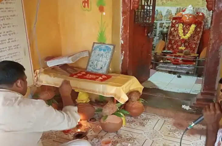 बारिश की कामना में हनुमान मंदिर में हुआ अखंड कीर्तन, शुरू हुई झमाझम बारिश; ग्रामीण बोले- यह शुभ संकेत