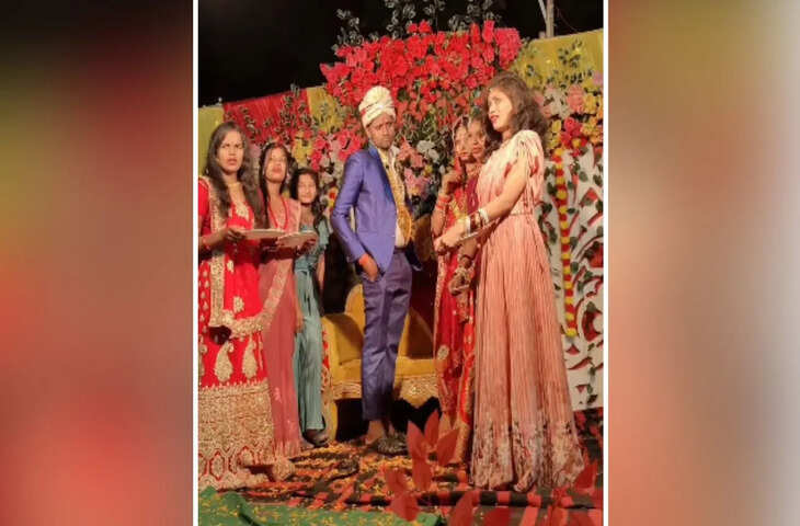 शादी के स्टेज पर दूल्हे का कमाल! वीडियो देख दुल्हन और मेहमान हो गए हैरान, वीडियो देख हंसी रोकना हो जाएगा मुश्किल ​​​​​​​