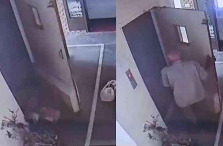 VIRAL VIDEO: दरवाजा खुलते ही लिफ्ट में गिर पड़े बुजुर्ग! दर्दनाक मौत का वीडियो आया सामने, 2 दिन बाद मिला शव