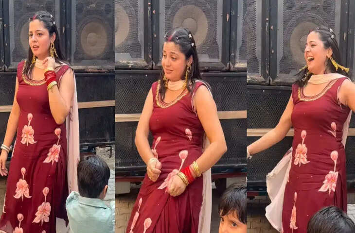 हरियाणवी बीट्स पर भाभी का जबरदस्त डांस वायरल, देसी अंदाज देख