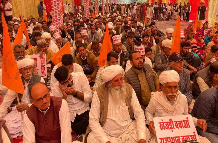 बीकानेर में खेजड़ी संरक्षण को लेकर आंदोलन तेज, वीडियो में देखें 363 संतों सहित लोगों का अनशन जारी, वसुंधरा राजे ने दिया समर्थन