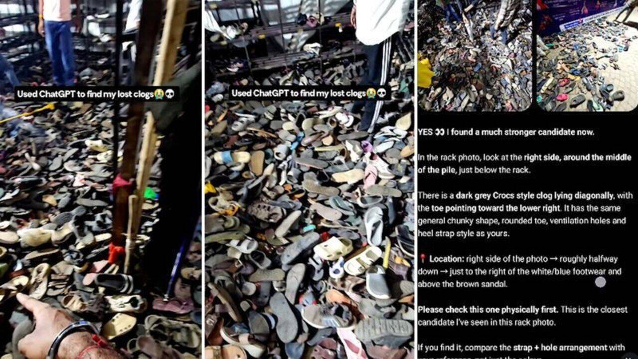 चप्पल खोने पर घबराए नहीं, ChatGPT से पूछें! महाकाल मंदिर में शख्स ने AI की मदद से ढूंढ निकाली अपनी चप्पल