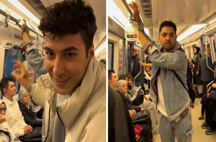  चलती मेट्रो में लड़के ने की ऐसी हरकत, देख भड़के लोग, बोले- अरेस्ट करो इसे