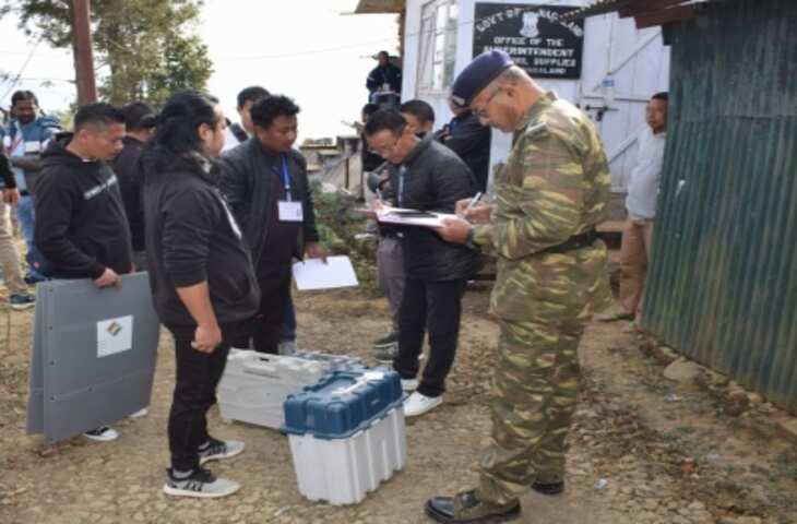 Nagaland : दुर्घटना में चालक की मौत, 15 मतदानकर्मी घायल