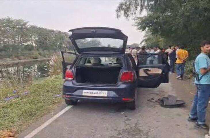 लॉक कार में मिला खून, नहर में मिला करियर कंसल्टेंट का शव: कलाई पर कट के निशान, गाड़ी में ब्लेड, चप्पल और दस्तावेज बरामद; हत्या के एंगल से जांच
