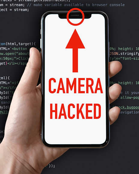 Warning Your smartphone's camera can be hacked