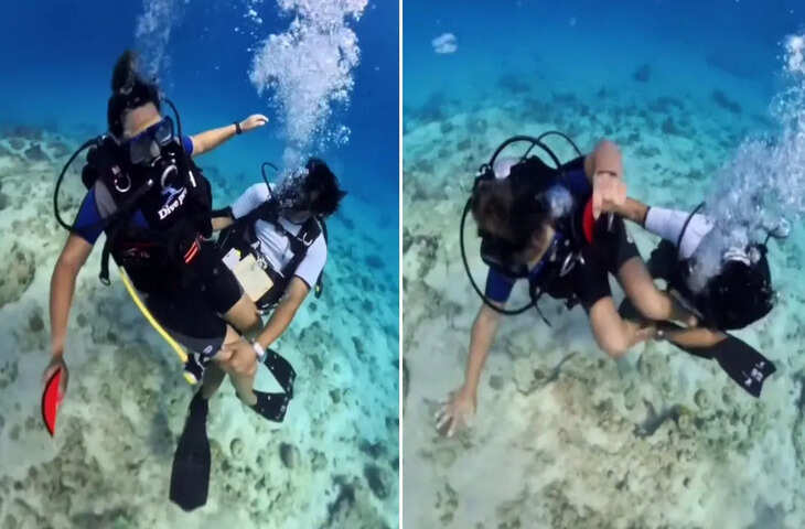 स्कूबा डाइविंग के दौरान महिला के साथ हुई हैवानियत, वायरल वीडियो देख आगबबूला हुए सोशल मीडिया यूजर्स&nbsp;