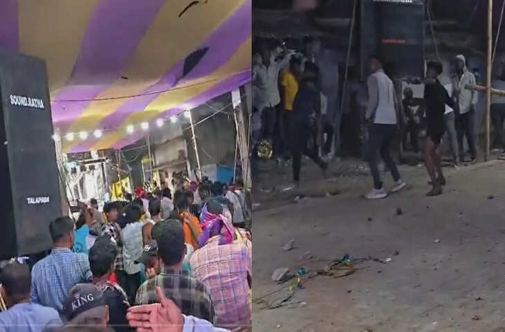 महाभारत नाटक के दौरान मचा बवाल, दो गुटों में हिंसक झड़प, पत्थरबाजी और लाठीचार्ज में कई घायल