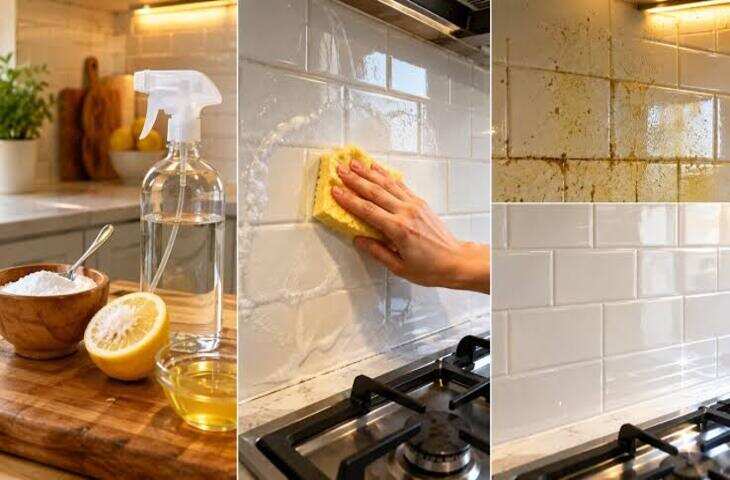 Kitchen Cleaning Tips: गैस के पीछे जमी चिकनाई मिनटों में होगी साफ, इन घरेलू तरीकों से चमकेंगी टाइल्स