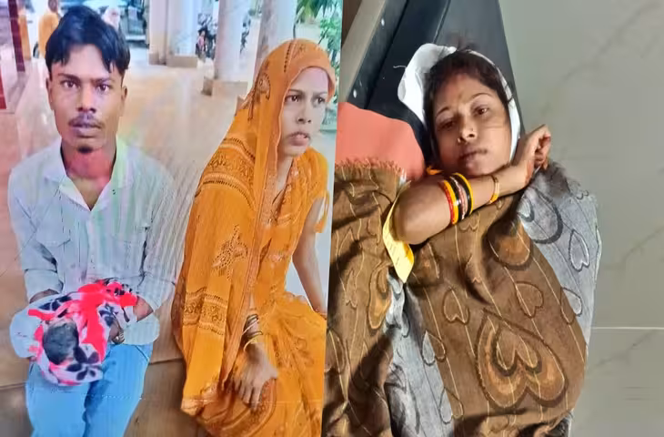 बाराबंकी में हैरान करने वाला VIDEO, थाने में ही महिला ने दिया बच्चे को जन्म