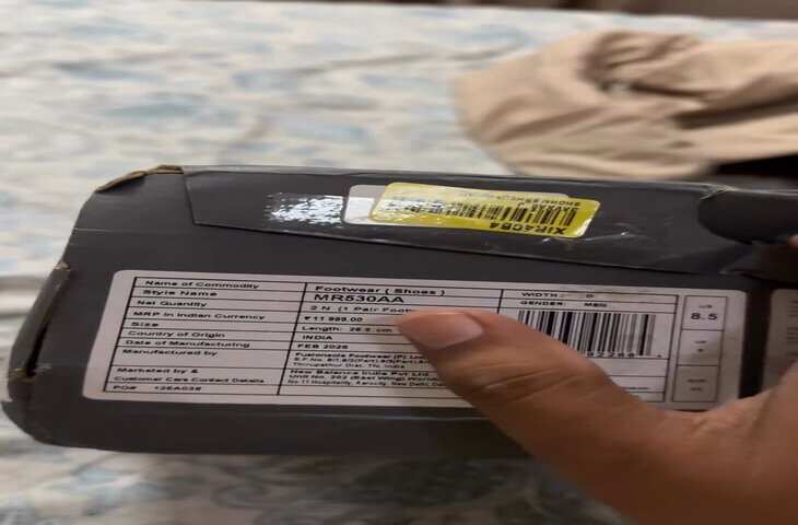 Viral Video: Flipkart से ₹12,000 के New Balance जूते मंगाए, पार्सल खोलते ही ग्राहक को हुआ शक!