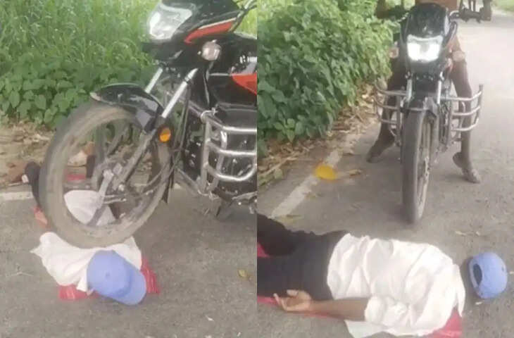 Viral Video: सोशल मीडिया पर वायरल होने के चक्कर में युवक ने किया खतरनाक स्टंट, देखकर कांप उठेंगे आप