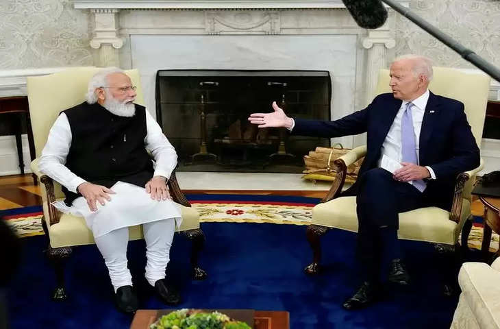 पीएम मोदी का बाइडेन ने किया गर्मजोशी से स्वागत, कहा भारत से अमेरिका के संबंध मज़बूत।