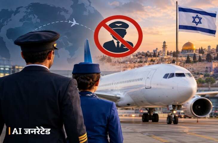 इजराइल जाने वाली उड़ानों में 31 देशों के पायलटों और क्रू पर रोक! भारतीय कैप्टन पर हमले के बाद सख्त हुए नियम