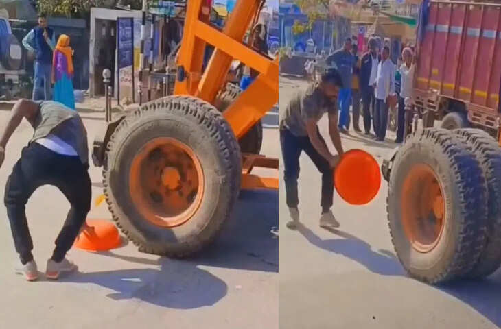 बंदे ने प्लास्टिक टब की गारंटी का दिया ऐसा डेमो, लोग बोले- यही है असली मेड इन इंडिया पावर