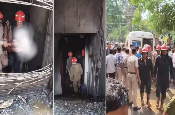 दिल्ली के मालवीय नगर में बड़ा हादसा: रेस्टोरेंट में लगी भीषण आग, 10 लोगों की मौत
