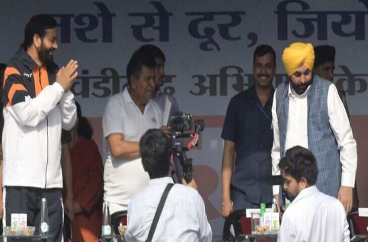 पंजाब के मुख्यमंत्री ने सरकारी कार्यक्रम में हरियाणा के मुख्यमंत्री सैनी से दूरी बनाए रखी