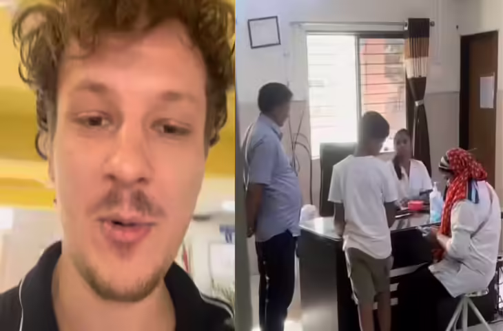 सूरत के सरकारी अस्पताल में मिला मुफ्त इलाज देख दंग रह गया जर्मन यूट्यूबर, कुत्ते के काटने पर हुआ था एडमिट