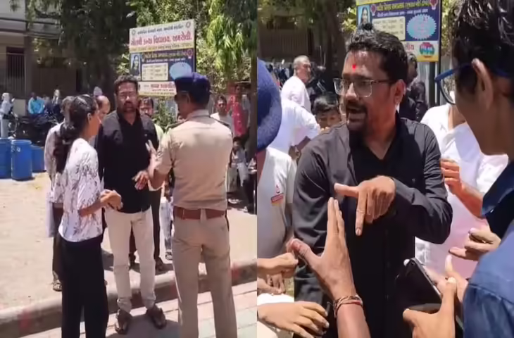 सूरत में NEET परीक्षा के दौरान विवाद: छात्रा से कंठी माला उतरवाने पर हंगामा