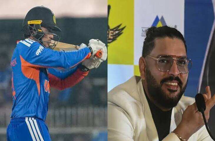 अभिषेक की 15 गेंदों में फिफ्टी देख युवराज को आई अपने 12 गेंदों वाले रिकॉर्ड की याद, ऐसे की टांग खिंचाई