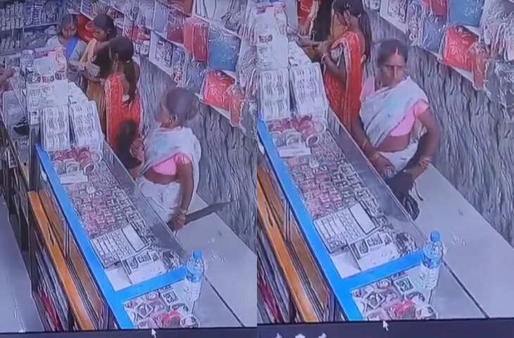 आंटी जी तो पकड़ गईं, दुकान से सामान चोरी करती महिला का वीडियो वायरल, देख लोग रह गए हैरान