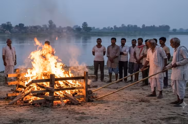 नवादा में महिला को डायन बताकर जिंदा जलाने की साजिश, समय पर पहुंची पुलिस तो बची जान