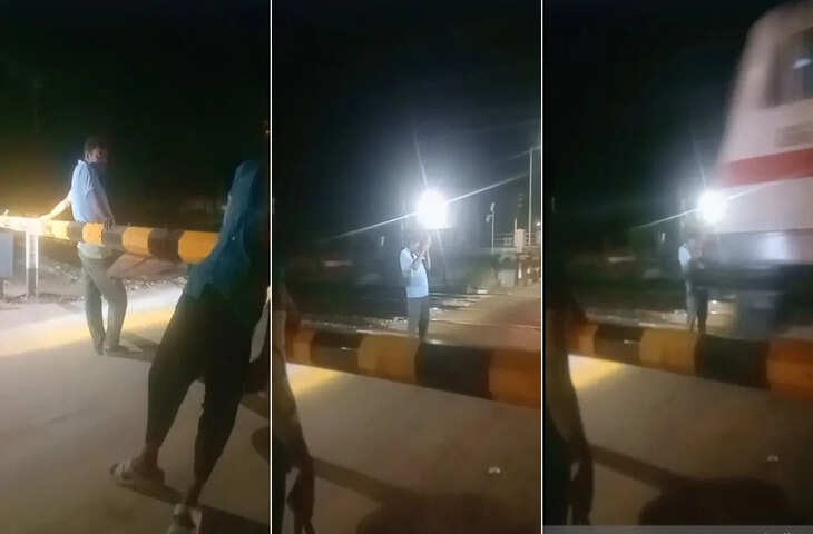 ओडिशा में रेलवे हादसा: युवक ट्रेन की चपेट में आया, वीडियो सोशल मीडिया पर वायरल