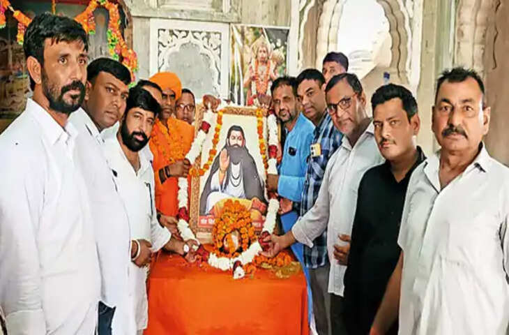 समरसता यात्रा का बगड़ में भव्य स्वागत, जगह-जगह हुई पुष्पवर्षा