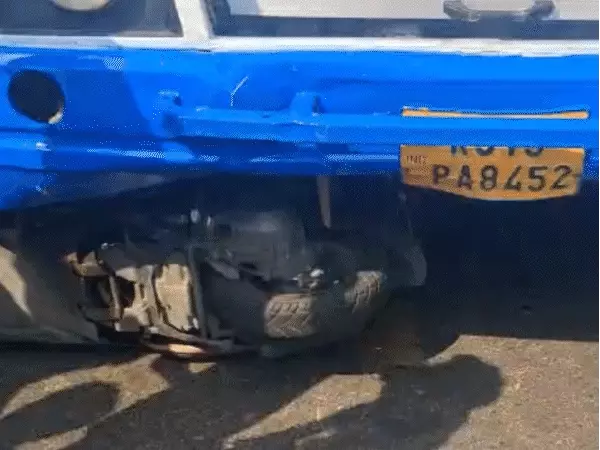 जयपुर में तेज रफ्तार रोडवेज बस ने कारों और स्कूटी को मारी टक्कर, स्कूटी सवार का पैर फ्रैक्चर; महिला गंभीर घायल