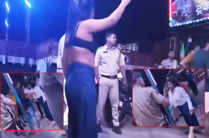मैं भोपाल की @#$... नशे में कपड़े उतारकर पुलिस से भिड़ी युवती, ढाबे पर रात में हुआ बड़ा ड्रामा