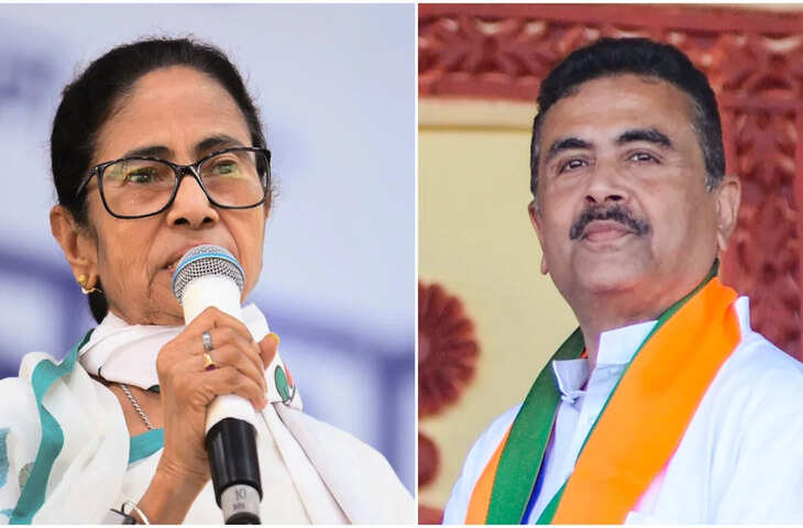 ममता के घर में सुवेंदु की &lsquo;नंदीग्राम&rsquo; स्टाइल घेराबंदी, भवानीपुर में दीदी से तीन गुना ज्यादा समय, दोगुनी सभाएं और रोड शो से बढ़ा सियासी दबाव