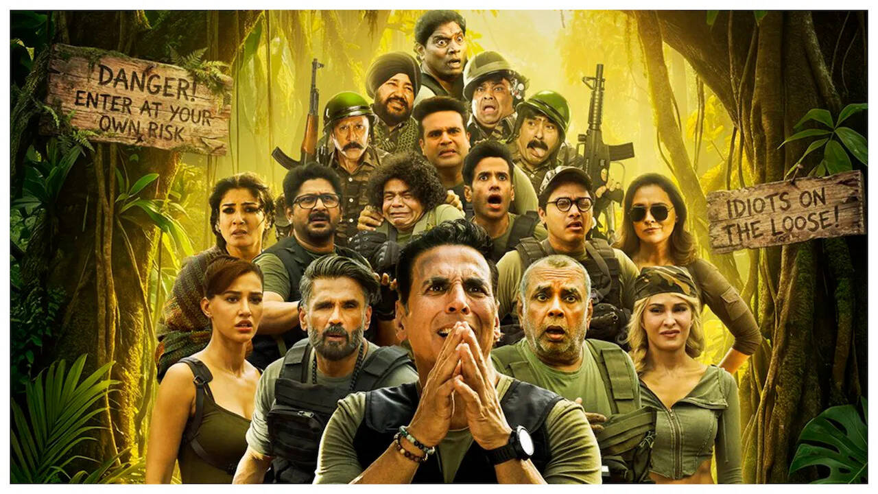 34 स्टार्स, 4 दिन और 100 करोड़ की कमाई! 'Welcome To The Jungle' ने बॉक्स ऑफिस पर मचा दिया तहलका