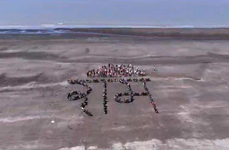 बाइकर्स ने जरा हटके मनाई रामनवमी, 70 बाइक्स से 40 मिनट में लिखा 'राम'; VIDEO वायरल