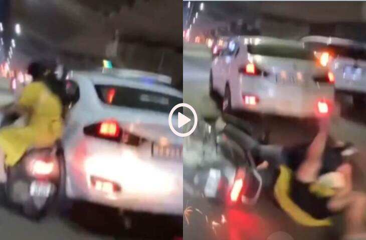 साक्षात काल बनी सड़क पर दौड़ती कार! पहले स्कूटी को मारी टक्कर फिर&nbsp;खड़े व्यक्ति को कुचला, वीडियो देख काँप जाएगी रूह&nbsp;