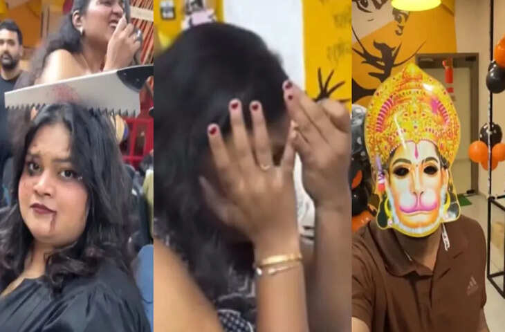 Halloween पर हनुमान जी को देख भूतों का हुआ ये हाल, Viral Video देख पेट पकड़कर हंसेंगे आप
