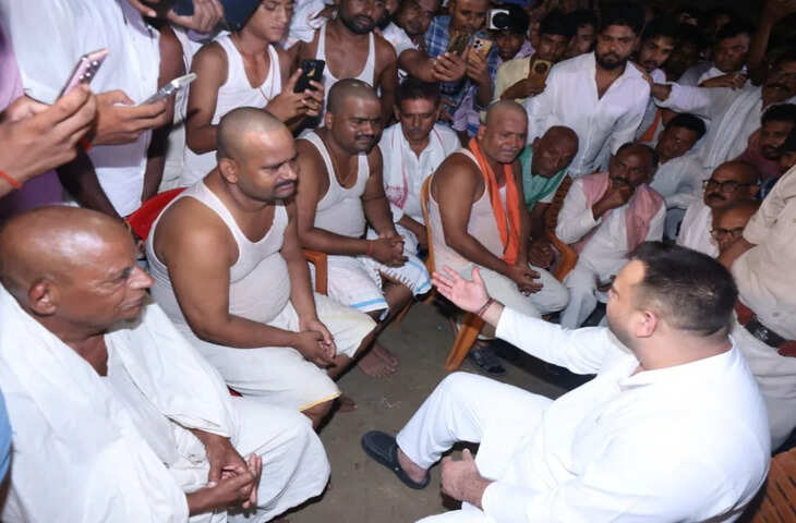 वैशाली में नाव हादसे के बाद तेजस्वी यादव का विरोध, नाराज लोगों ने कहा- कुछ नहीं हो सकता तो इस्तीफा दे दीजिए