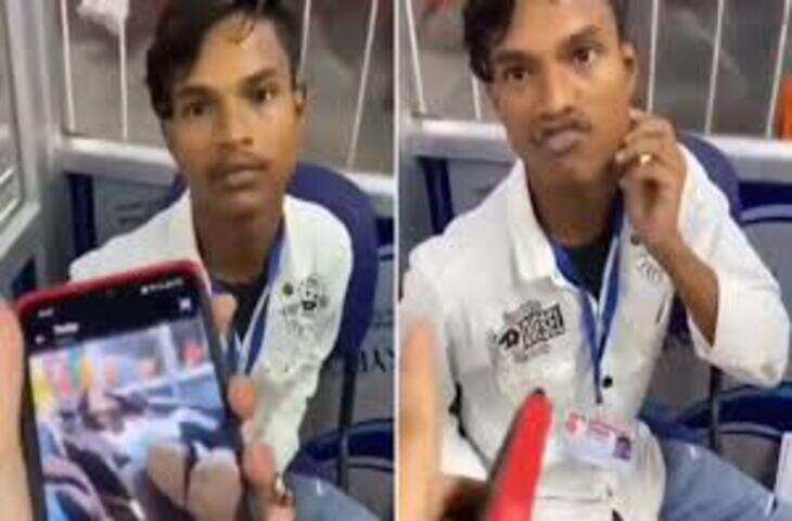 मसाज ले रही लड़की का चुपके से बनाया वीडियो, मनचले का पीट पीटकर बना दिया भूत- वीडियो वायरल