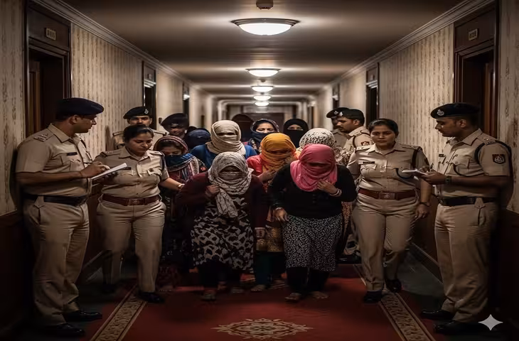 ग्वालियर में स्पा सेंटर पर पुलिस की छापेमारी, कथित सेक्स रैकेट का भंडाफोड़