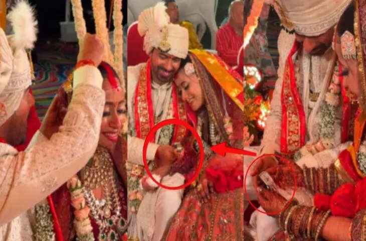 शादी का सबसे खूबसूरत मोमेंट! सिंदूर रस्म के दौरान दूल्हे का सरप्राइज देख दुल्हन हुई भावुक, वीडियो हो रहा वायरल&nbsp;