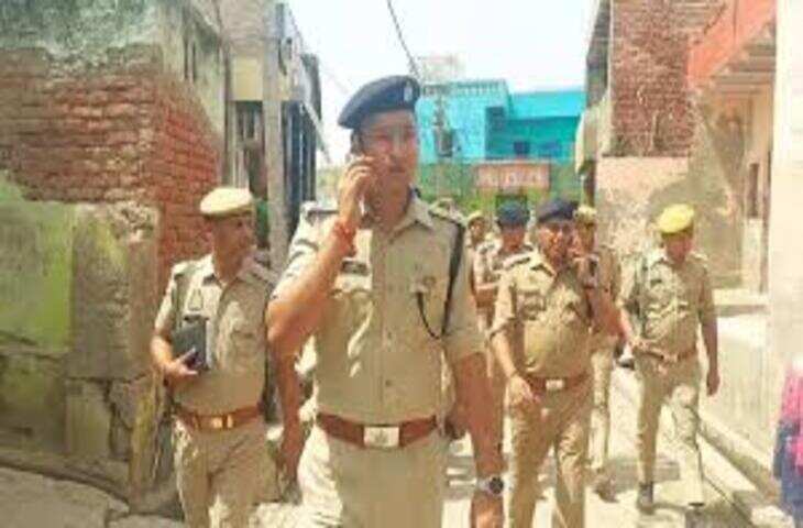 मथुरा में सड़क पर हाईवोल्टेज ड्रामा: लाइसेंसी रिवॉल्वर लेकर भाग रहे दबंग से दरोगा की भिड़ंत