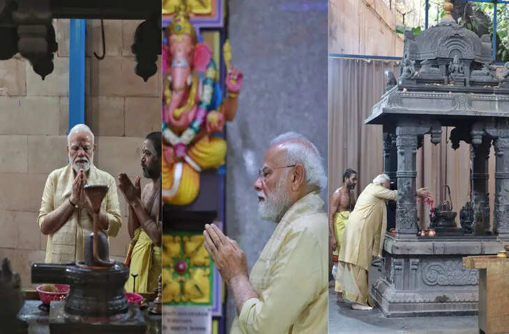 सार्वजनिक जीवन के 25 साल पूरे, फुटेज में देंखे दिल्ली के श्री विनायक मंदिर में की पूजा; वडनगर में सेवा यात्रा का समापन आज