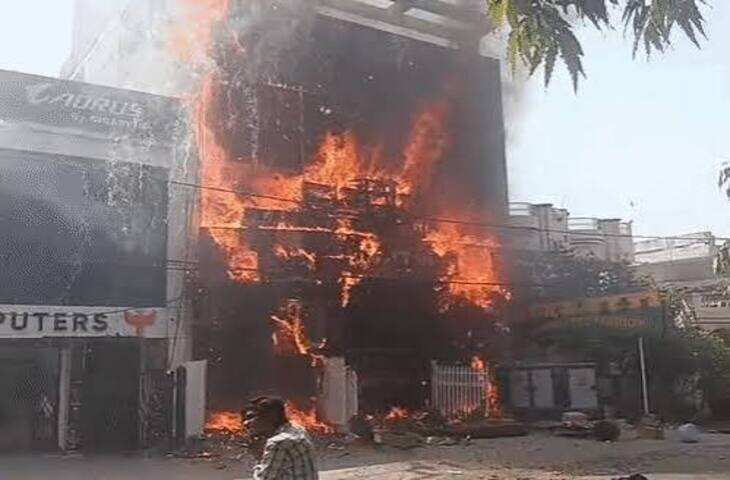 लखनऊ अग्निकांड के बाद अवैध बिल्डिंग पर सख्ती: बुलडोजर कार्रवाई की उलटी गिनती शुरू, LDA नोटिस का आज अंतिम दिन