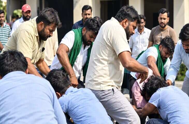 बिजनौर में बिजली चोरी की जांच के दौरान हंगामा, JE से मारपीट का आरोप, वीडियो वायरल