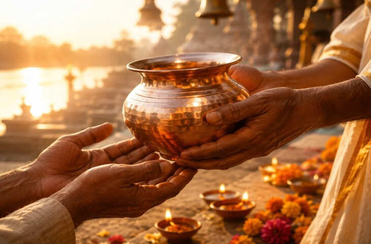 तांबे का लोटा दान: धार्मिक मान्यता, फायदे और सही तरीका जानिए