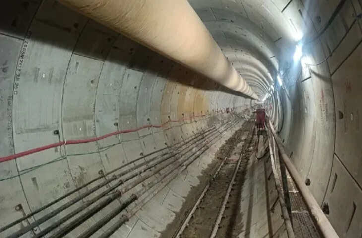 कानपुर मेट्रो कॉरिडोर-2: रावतपुर से डबल पुलिया तक डाउनलाइन टनल का निर्माण पूरा