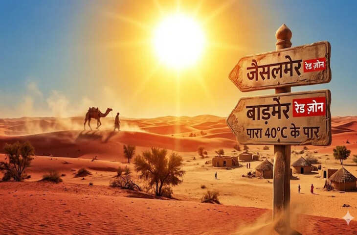 राजस्थान में मार्च में असामान्य गर्मी, पश्चिमी जिलों में हीटवेव का असर