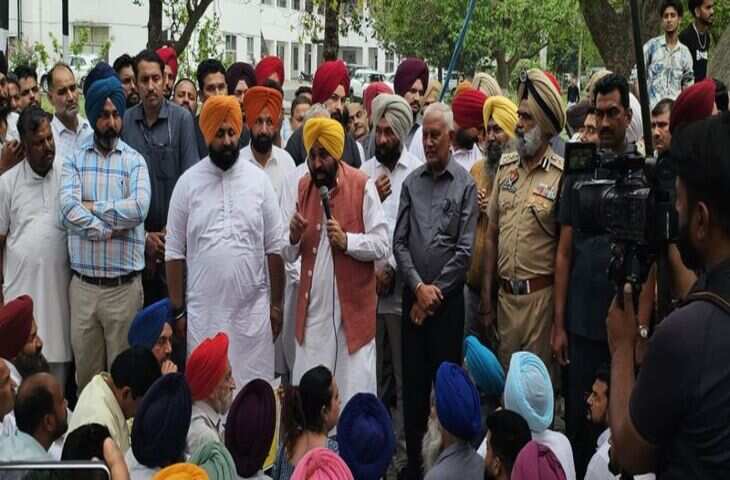 पंजाब के सीएम मान ने आरोप लगाया कि बीबीएमबी के चेयरमैन ने अवैध रूप से हरियाणा को 200 क्यूसेक पानी छोड़ा