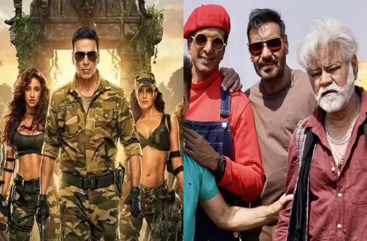 अक्षय कुमार और अजय देवगन की फिल्मों में सीधी टक्कर, &lsquo;वेलकम टू द जंगल&rsquo; या &lsquo;धमाल 4&rsquo; कौन मारेगा बाजी ?