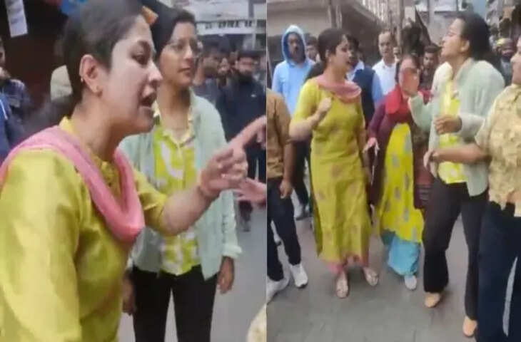 पब्लिक प्लेस पर घूरने का आरोप, लड़की ने युवक को पीटा, VIDEO के बाद छिड़ी नई बहस