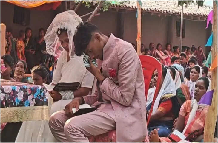 अनोखी शादी ने खींचा सबका ध्यान: दुल्हन लेकर आई बारात, दूल्हे की हुई विदाई